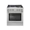 Forno Mazzanta 30In. Gas Range, 5 Burners FFSGS6242-30S - alternate 1